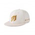 Cream-Coloured Leather And Cotton Mixed Unisex 6 Panel Custom Embroidered Logo Plain Trucker Hat Caps Wholesale.