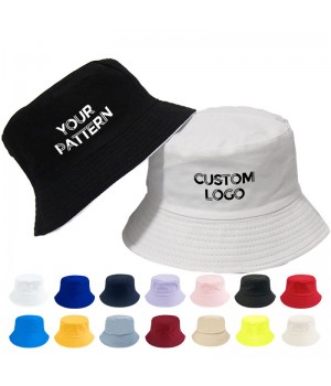 Custom Bucket Hat With Logo Support Embroidery Craft Summer Hot Sale Sunscreen Fisherman Hat Outdoor Travel Fishing Casual Hat