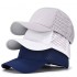 Blank Custom Logo Waterproof Running Hat Men Golf Hat Performance Sport Laser Cut Hole Perforated Trucker Baseball Cap