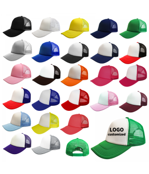 HN0001 OEM Sport Gorras Personalized Custom Print 3D Logo VERACAP Blank Sport Golf Men Dad Plain Foam Trucker Cap Hat