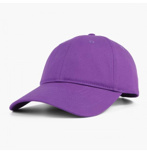 High Quality 100% Cotton 6-Panel Classic Curved Brim Baseball Cap Custom Logo Dad Hat-Factory Wholesale