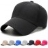 Unisex Summer Sports Baseball Cap High Fabric Custom Embroidered Logo Casual 6-panel Soft Cotton Breathable Mesh Solid Color