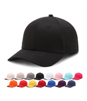 Factory wholesale Custom Blank Cotton Sport Hats 6 Panel Plain Baseball Cap